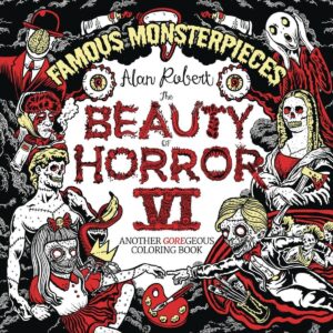 BEAUTY OF HORROR COLORING BOOK VOL 06 FAMOUS MONSTERPIECES TP [9781684059225] *IMPORT FROM USA*